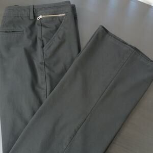 Old Navy Low Waist Essential Stretch Slacks 14 blk VTG Y2K bootleg pants pockets